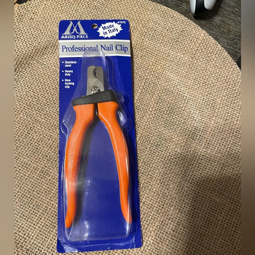 Millers Forge Nail Clipper with Orange Handle